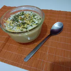 Крем супа от карфиол с бульон