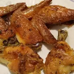 Пиле със заквасена сметана и къри