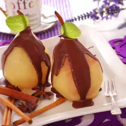 Шоколадов десерт с круши