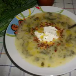 Лападена супа с ориз и варена застройка