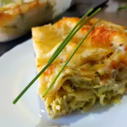 Лазаня с броколи и сирена