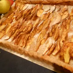 Лесен тарт с ябълки