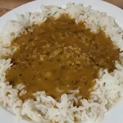 Постен ориз с къри