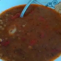 Супа от леща с моркови