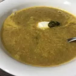 Супа от леща с мента