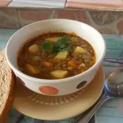 Здравословна супа със зеленчуци