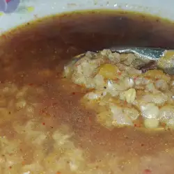Супа от леща с чушки