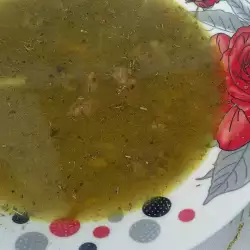 Супа от леща със зеленчуков бульон
