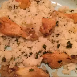 Маншони с ориз и зелен лук