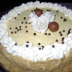 Медена торта със сметана