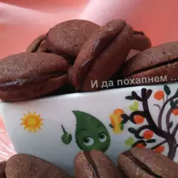 Меки Нутела бисквитки с тиквено-шоколадов крем