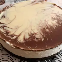 Десерт с маскарпоне и бял шоколад
