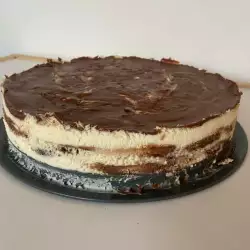 Сметанова торта с ванилия