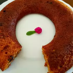 Десерт с боровинки и пълнозърнесто брашно