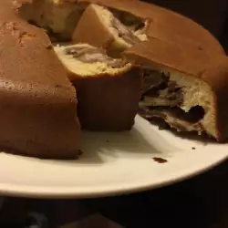 Мраморен кекс с какао
