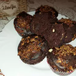 Какаови мъфини с брашно