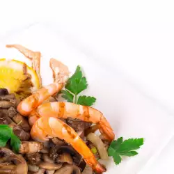 Здравословна салата с печурки