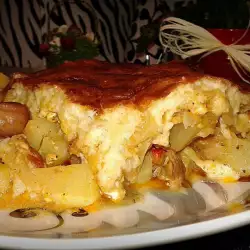 Мусака с картофи и чубрица