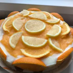 Бисквитена торта с лимони