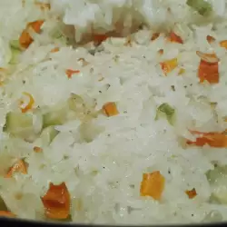 Тиквички с ориз и бульон