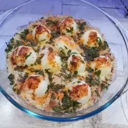 Ориз на фурна с яйца