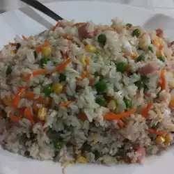 Ориз с гъби и царевица