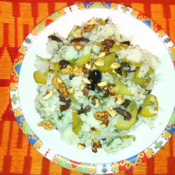 Оризова салата с шарлан