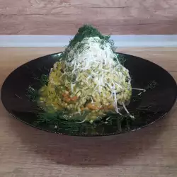 Ориз на тиган с кашкавал