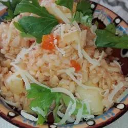 Ориз на фурна с домати