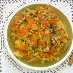 Постен ориз с шарлан