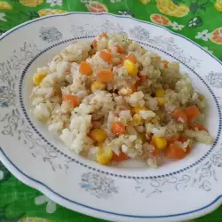 Ориз с морков и царевица