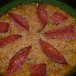 Ориз с телешки салам по бабина рецепта
