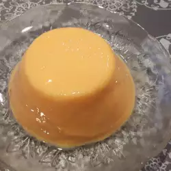Десерт с праскови без яйца