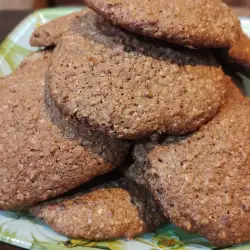 Меки овесени бисквити с орехи и шоколад