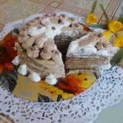 Палачинкова торта със сметана