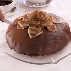 Шоколадова торта с масло
