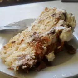 Пандишпанова торта с ванилия