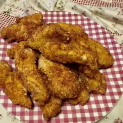 Панирано пиле с брашно