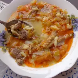 Патешка супа с кисело зеле
