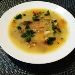 Патешка супа с праз