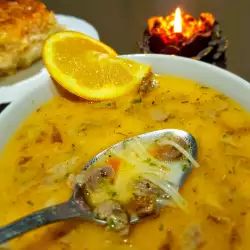 Супа с месо и зехтин