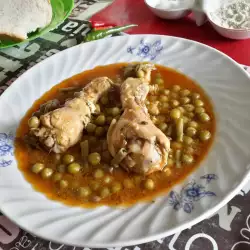 Пилешка яхния с брашно