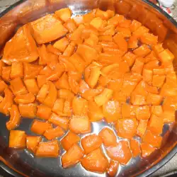 Печена тиква с портокали