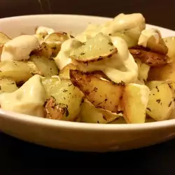 Печени картофи с балсамов оцет