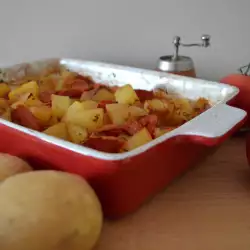 Постни картофи с домати