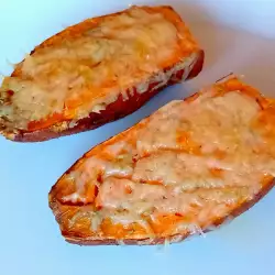 Сладки картофи на фурна с пармезан