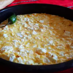 Печени яйца със сирене