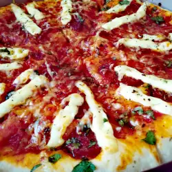 Пица по италиански с козе сирене