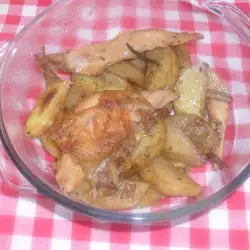 Картофи с месо и зехтин