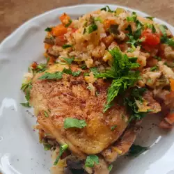 Пиле с ориз по тракийски